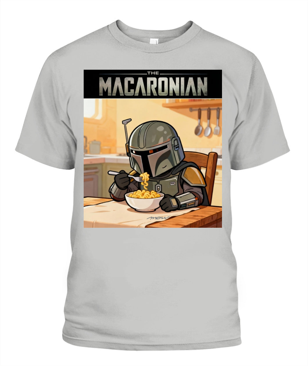 Macaronian shirt | Mandalorian Serie T-shirt | Funny Movie T-shirt | Movie Gift | Serie Gift | Unisex Big & Tall