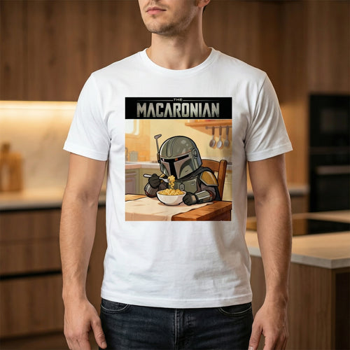 Macaronian shirt | Mandalorian Serie T-shirt | Funny Movie T-shirt | Movie Gift | Serie Gift | Unisex Big & Tall