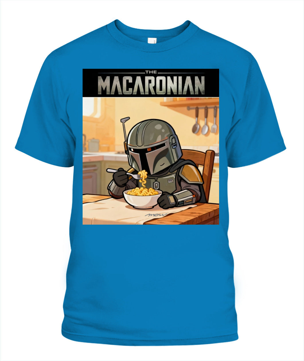 Macaronian shirt | Mandalorian Serie T-shirt | Funny Movie T-shirt | Movie Gift | Serie Gift | Unisex Big & Tall
