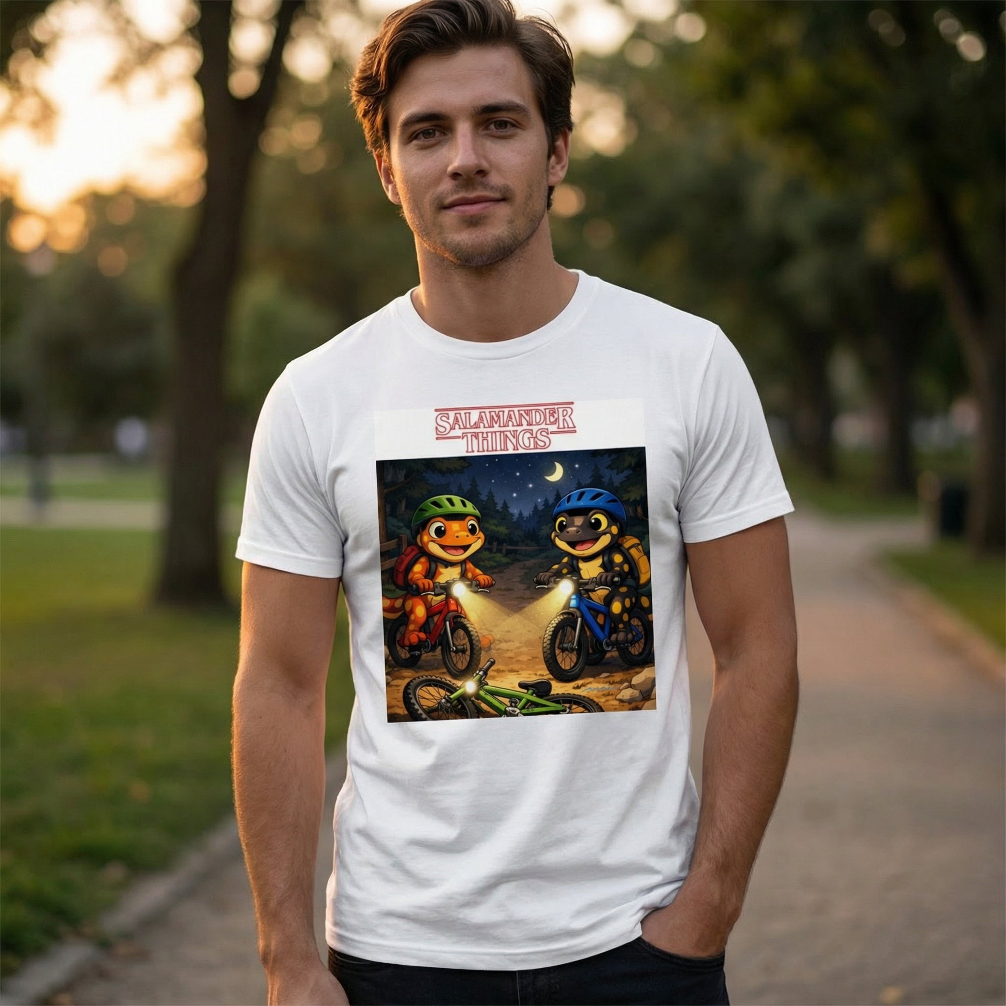 Salamander Things shirt | Parody Stranger Things Serie T-shirt | Funny Movie T-shirt | Movie Gift | Serie Gift | Unisex Big & Tall