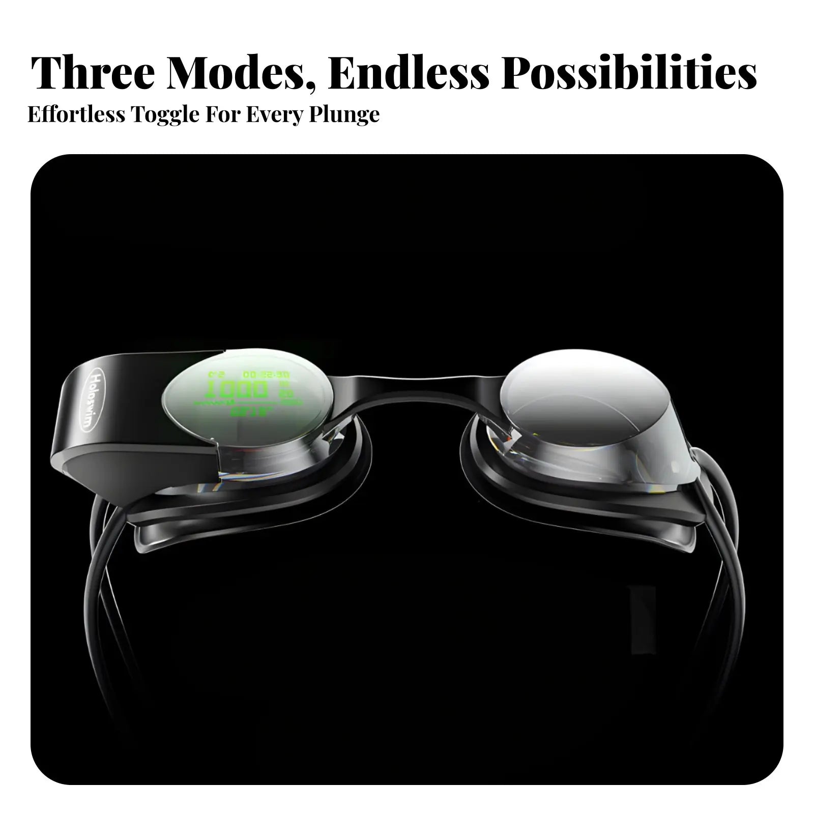 Smart AR Swimming Goggles, High-Definition Anti-Fog, Live Display, Multi-Mode, Gift Choice