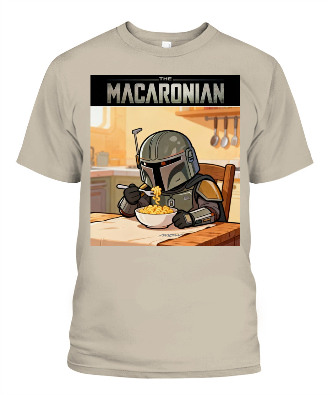 Macaronian shirt | Mandalorian Serie T-shirt | Funny Movie T-shirt | Movie Gift | Serie Gift | Unisex Big & Tall