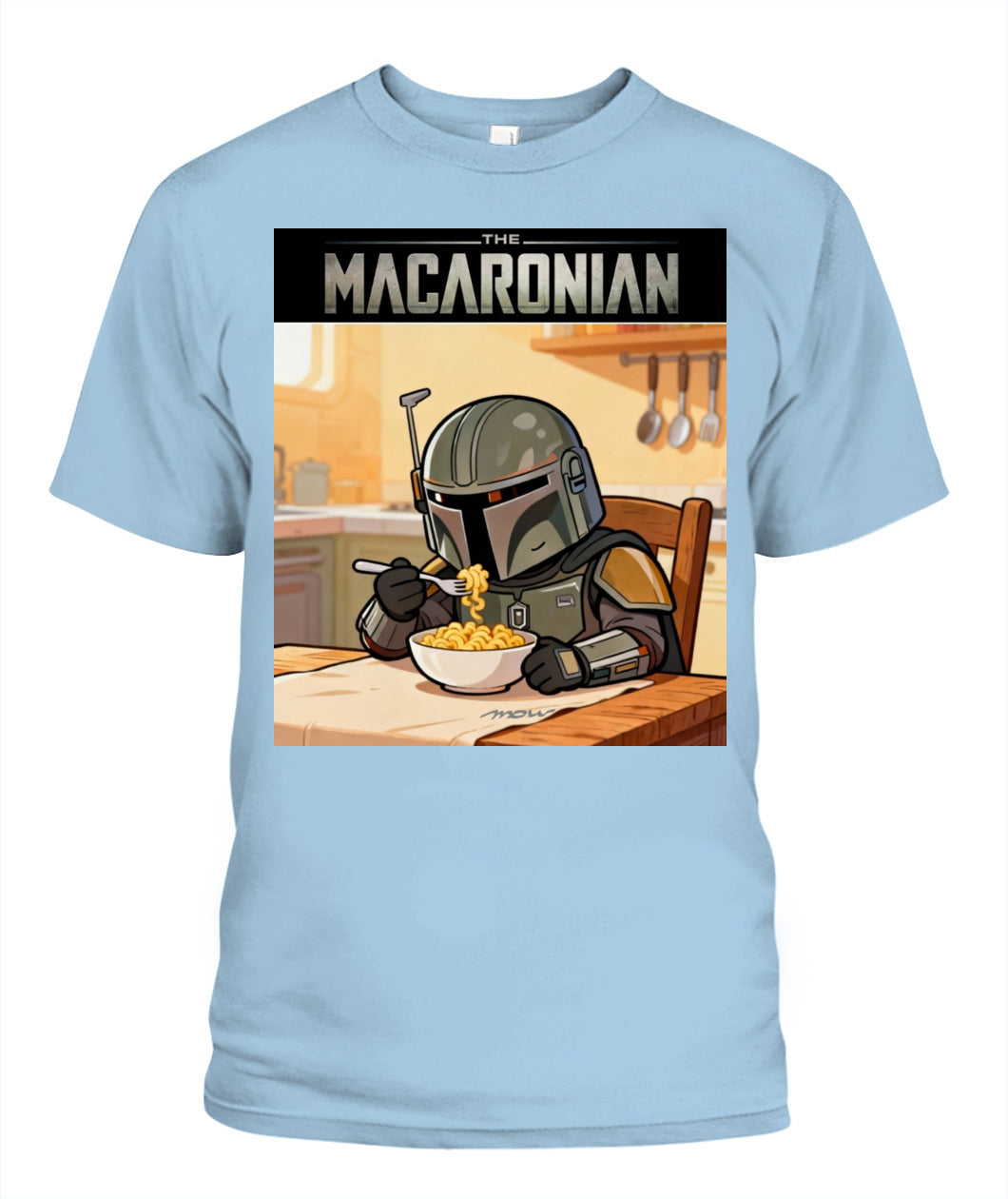 Macaronian shirt | Mandalorian Serie T-shirt | Funny Movie T-shirt | Movie Gift | Serie Gift | Unisex Big & Tall