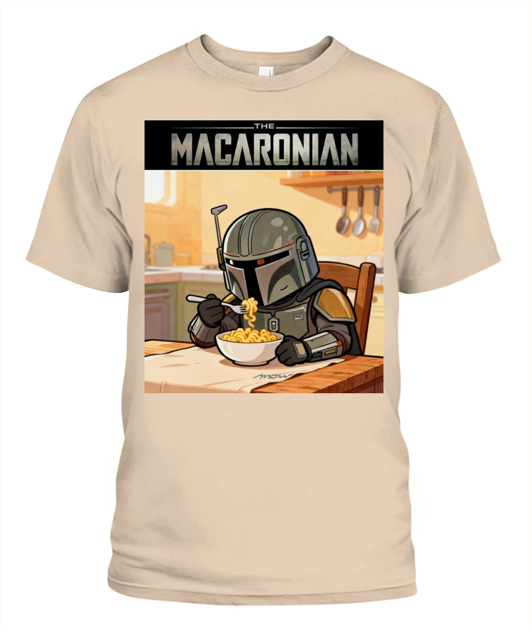 Macaronian shirt | Mandalorian Serie T-shirt | Funny Movie T-shirt | Movie Gift | Serie Gift | Unisex Big & Tall